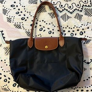 Longchamp Small Le Pliage Nylon Shoulder Tote